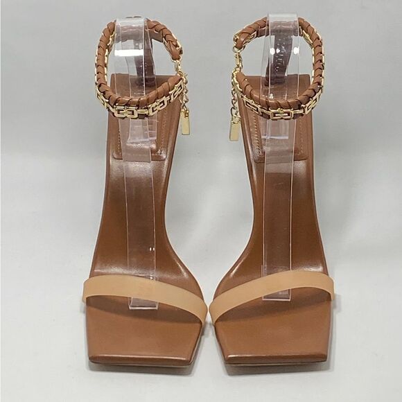 Givenchy 4G Woven Ankle Strap Stiletto Sandals size 38.5 - Picture 2 of 13